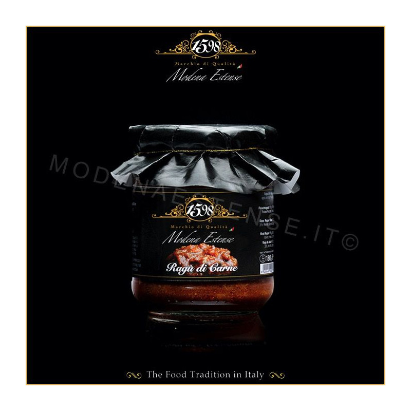 SALSA BOLOÑESA (RAGÚ DE CARNE) TARRO 180gr.